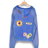 *BWA Gentlemen's Waffle Hoodie - Blue