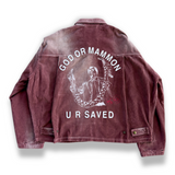 Paly Synanon Cord Work Jacket - Burgundy