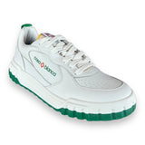 Casablanca Leather Court Sneaker - White/Green