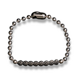 Good Art Poplock ID Bracelet / Rosette Heart