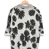 Commas Palm Jacquard Polo - White