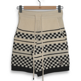 Amiri Checkered Mesh Shorts - Alabaster