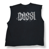 BOSSI Rhinestone T-Shirt - Metallica Cutoff / Large