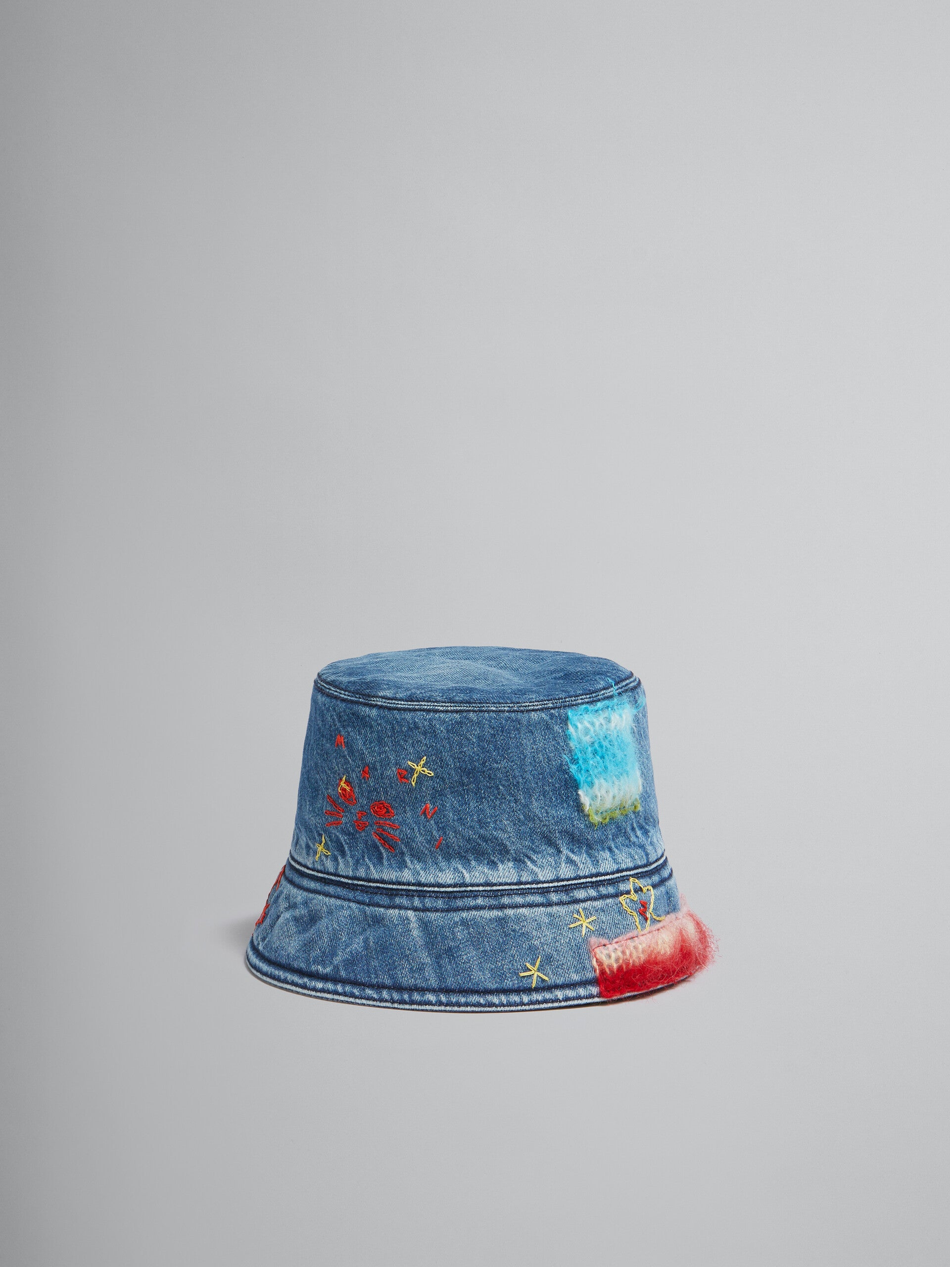 Marni Mohair Patch Bucket Hat