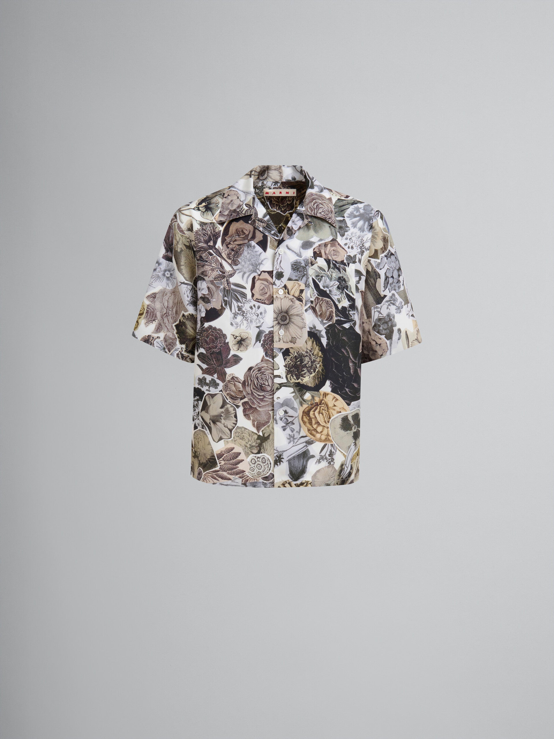 Marni S/S Shirt Print Black