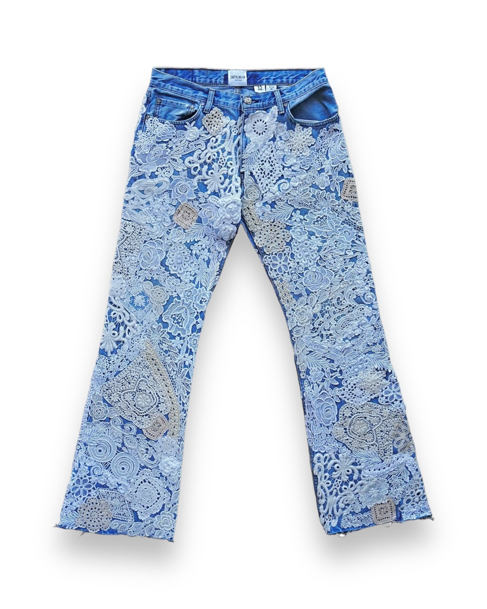 Earthling VIP Poetic Lust Pants - White/Blue