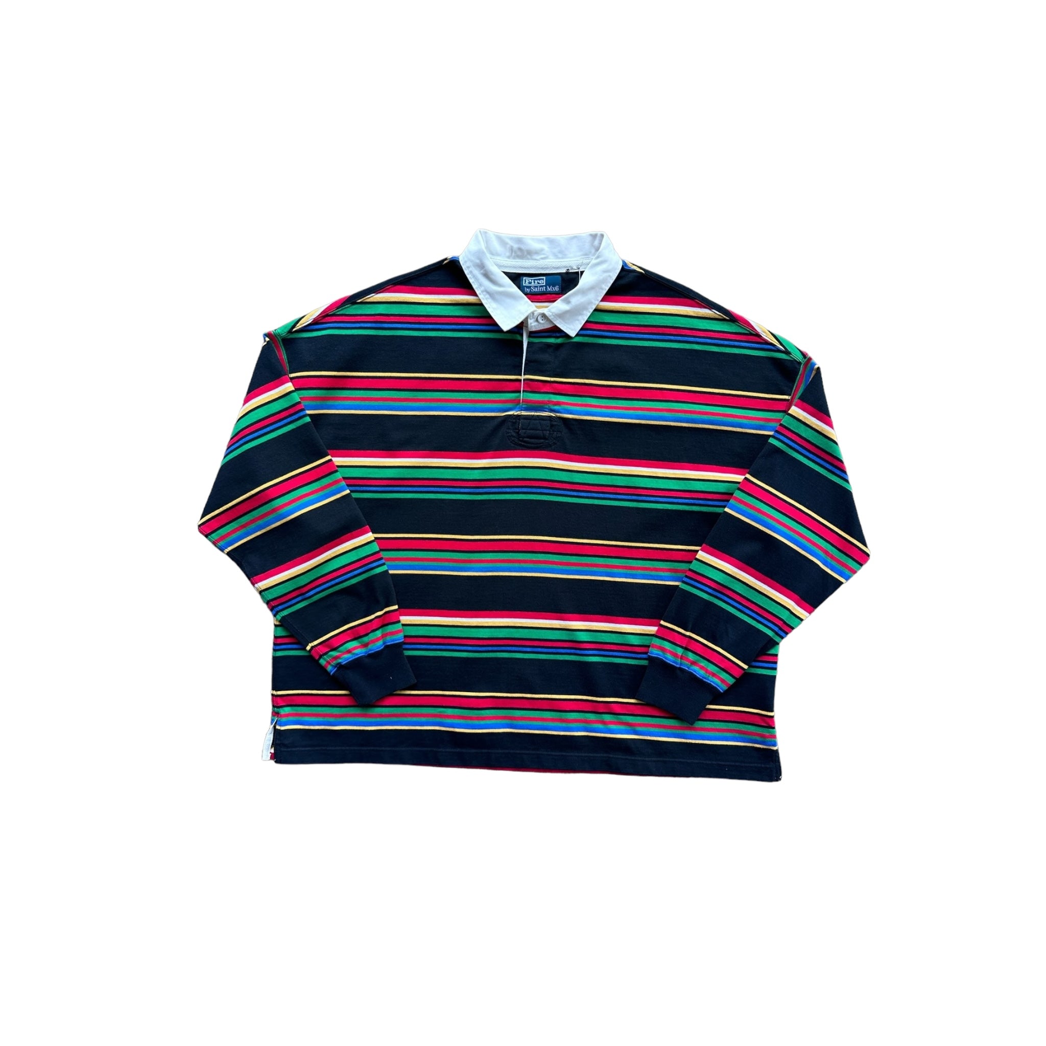 Saint Mxxxxxx Striped Multicolor Knit Shirt