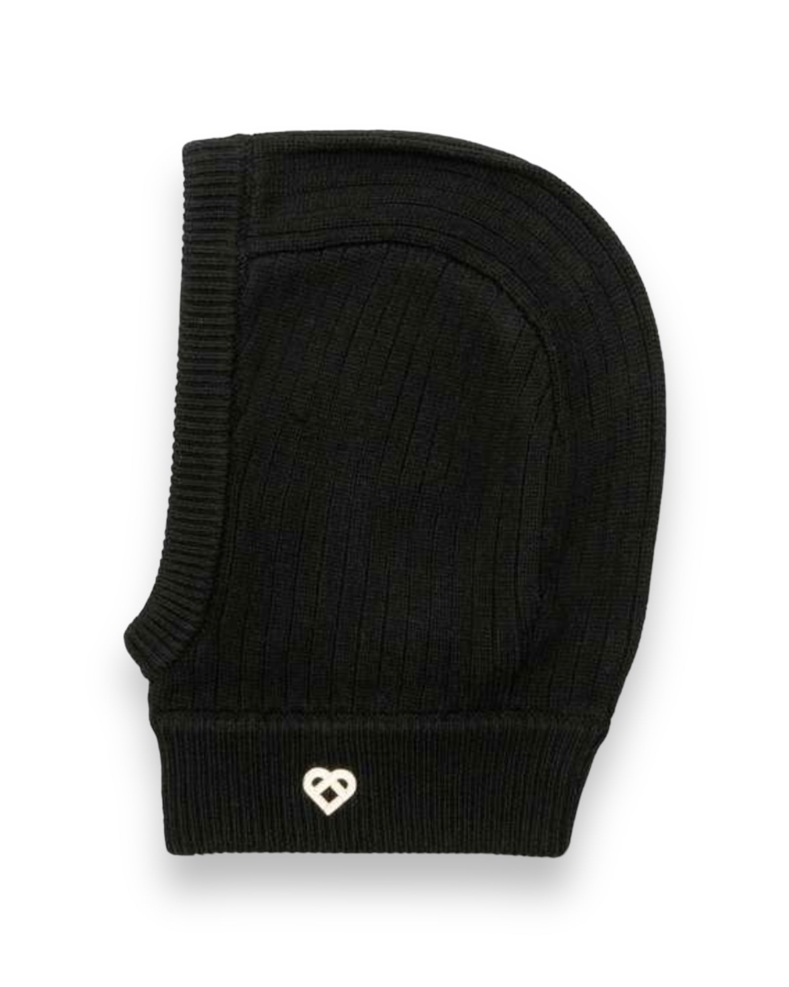 Casablanca Ribbed Balaclava - Black