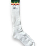 Casablanca Casa Zig Zag Sock - White