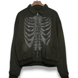 Alchemist Skeleton Olympus Jacket - Army Green