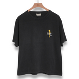 Second Layer Baby Baggy Tee Rose - Black