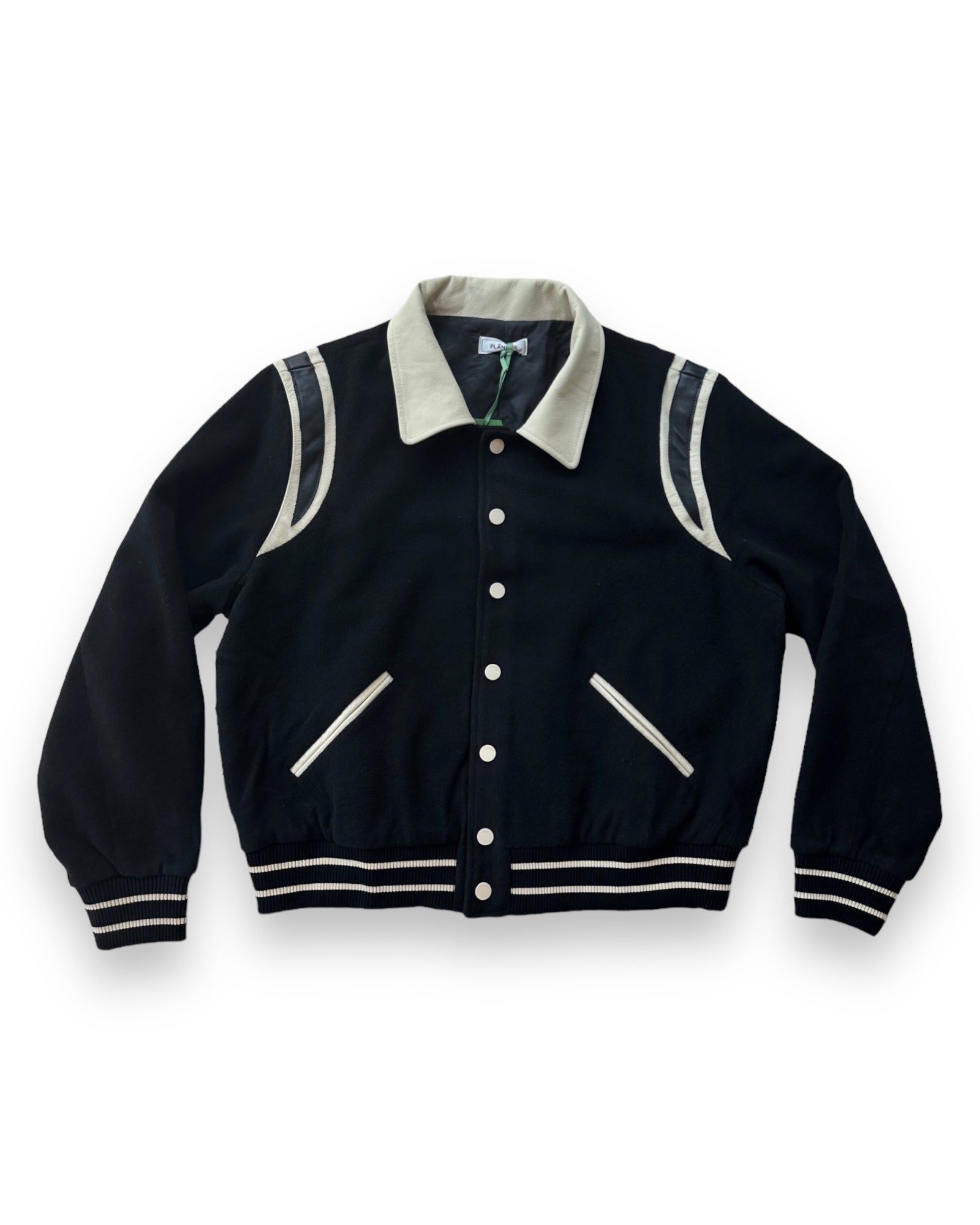 Flaneur Teddy Blouson Jacket - Black