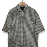 Nahmias Jacquard Cropped S/S Shirt - Black/White