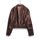 Earthling VIP Angel Dust Leather Jacket - Brown