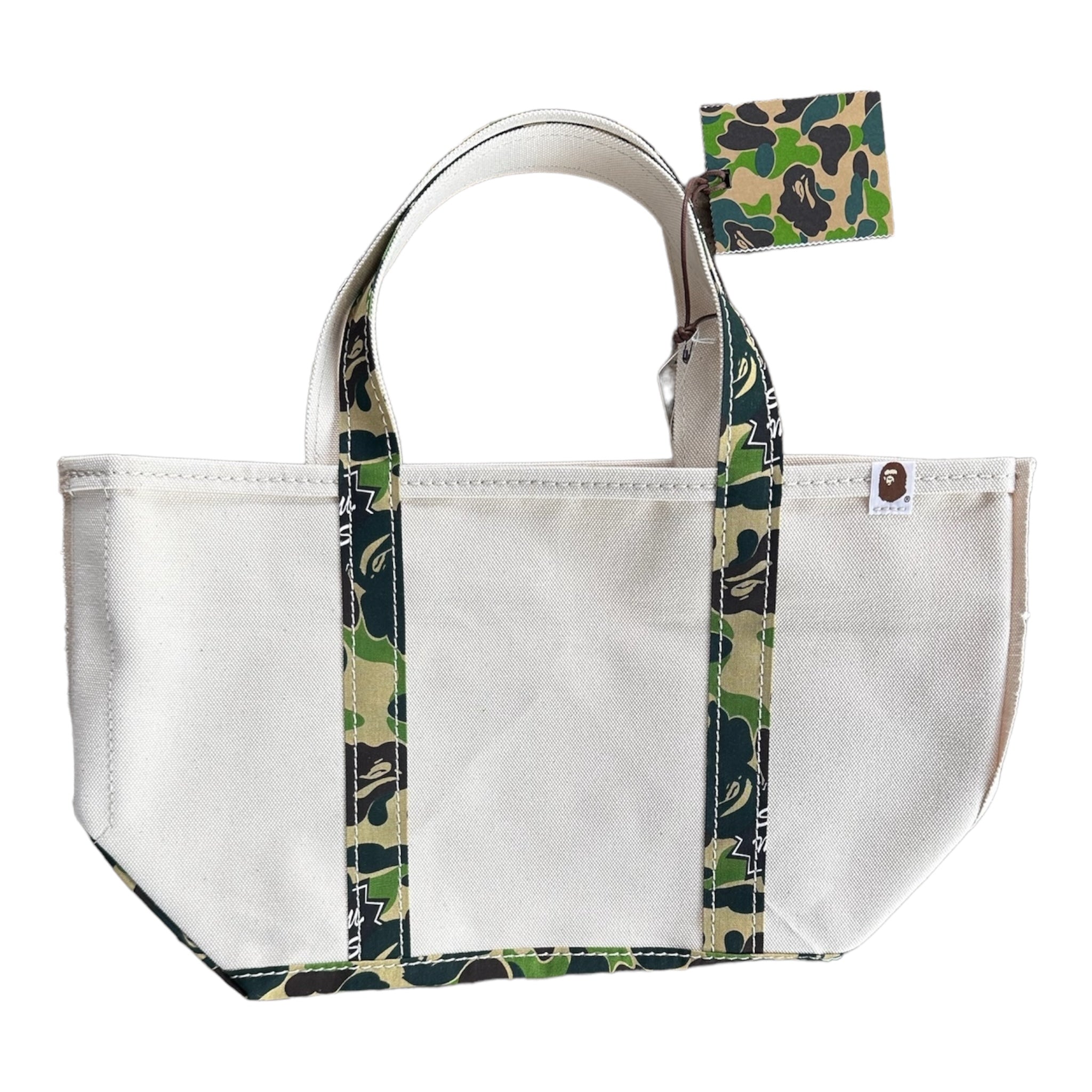 Saint Mxxxxxx x Bape White/ Camo Tote Large