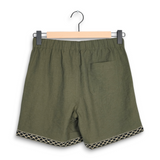 Commas Resort Short - Dark Taupe
