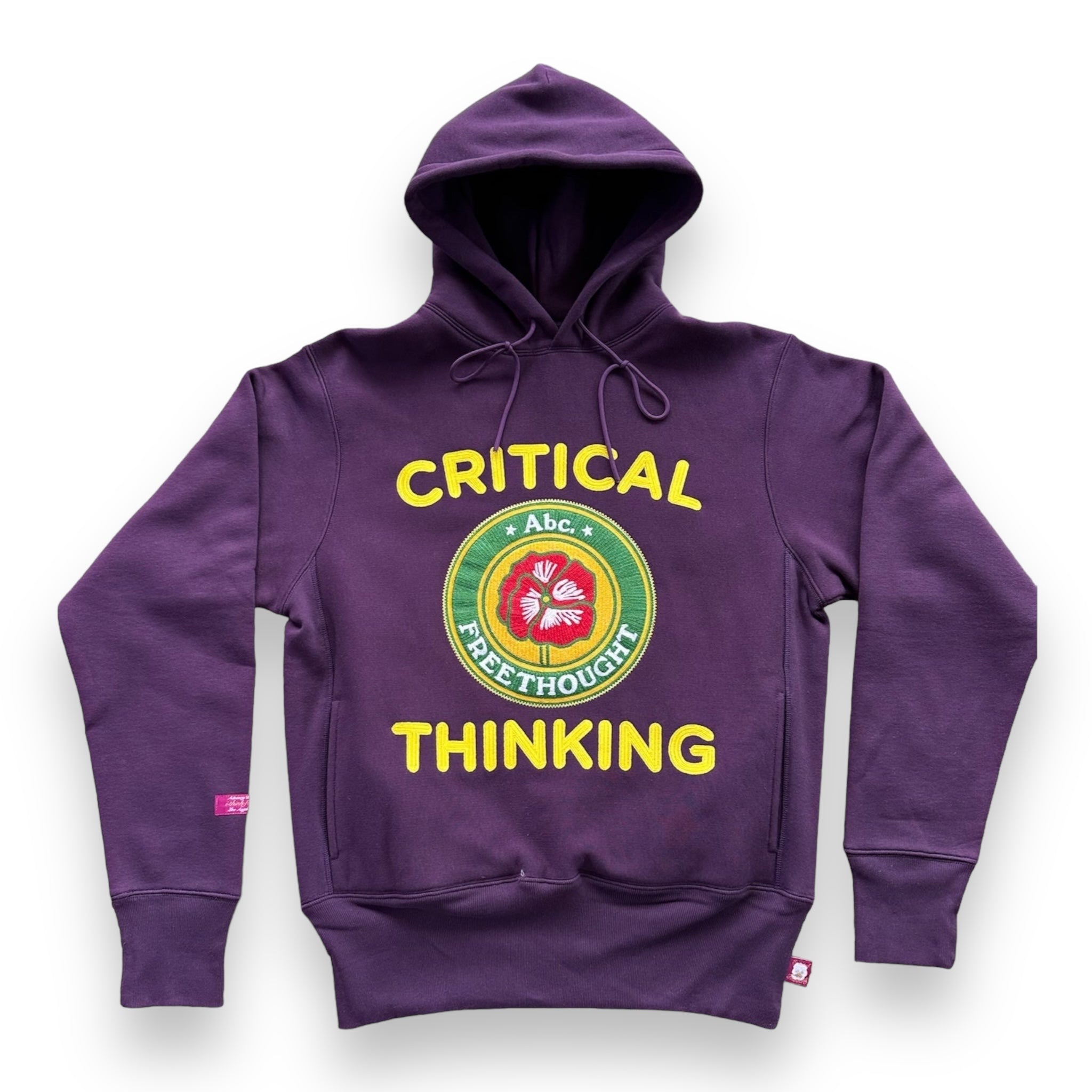 Abc. Critical Thinking Hoodie - Blackberry