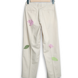 Kidsuper Flower Applique Suit Bottom-Cream