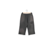 Nahmias Flower Patch Long Sweatshort - Aged Black