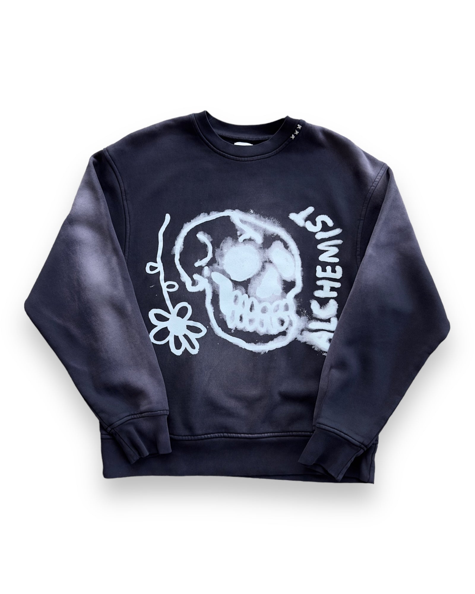 Alchemist Rose Skull Sweater - Moonstone