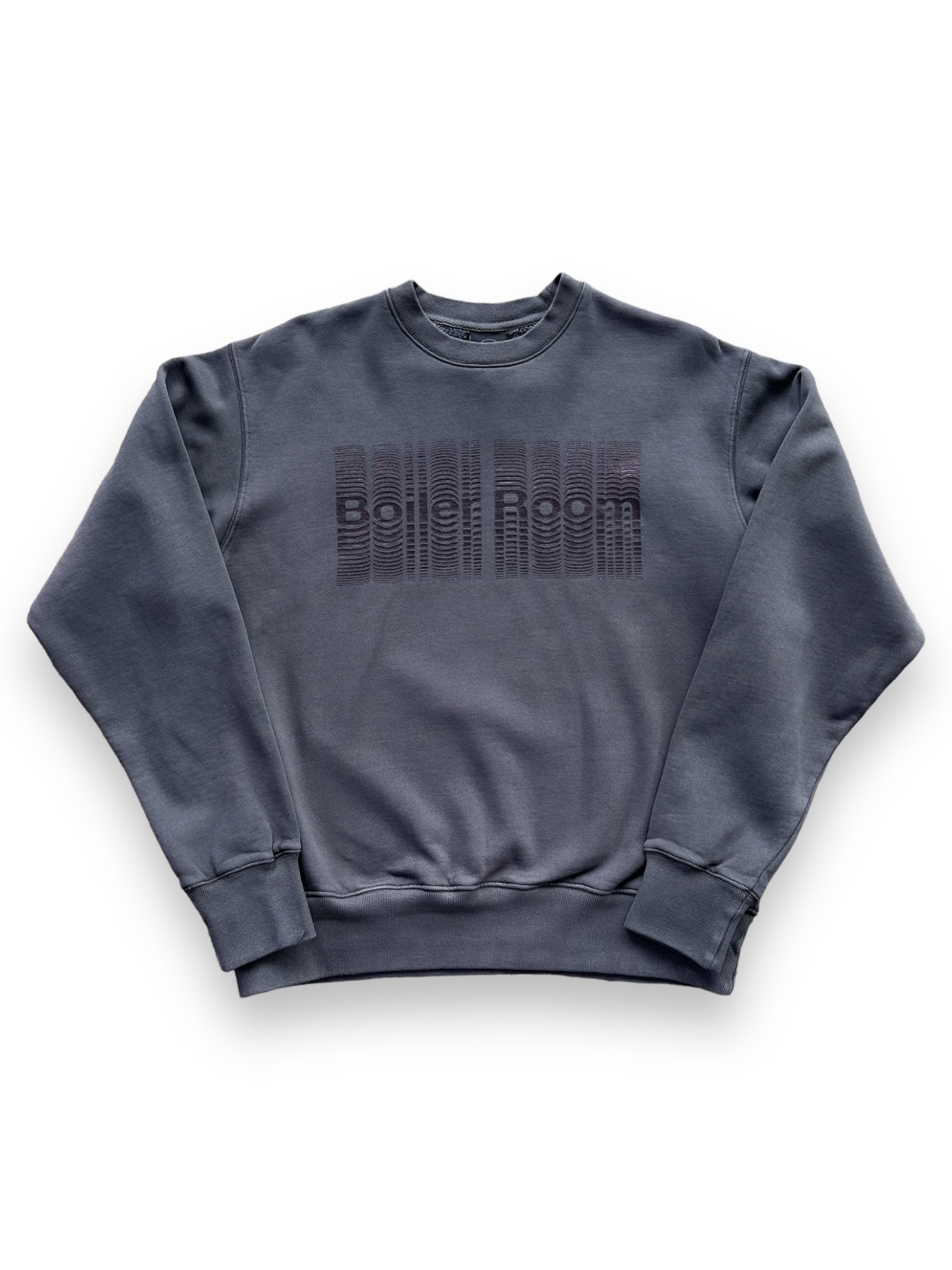 Boiler Room Reverb Crewneck Sweatshirt Anthracite