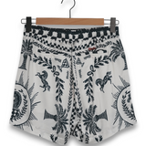 Rhude Regista Tile PJ Shorts - White / Navy