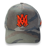 Amiri MA Outline Camo Hat - Orange