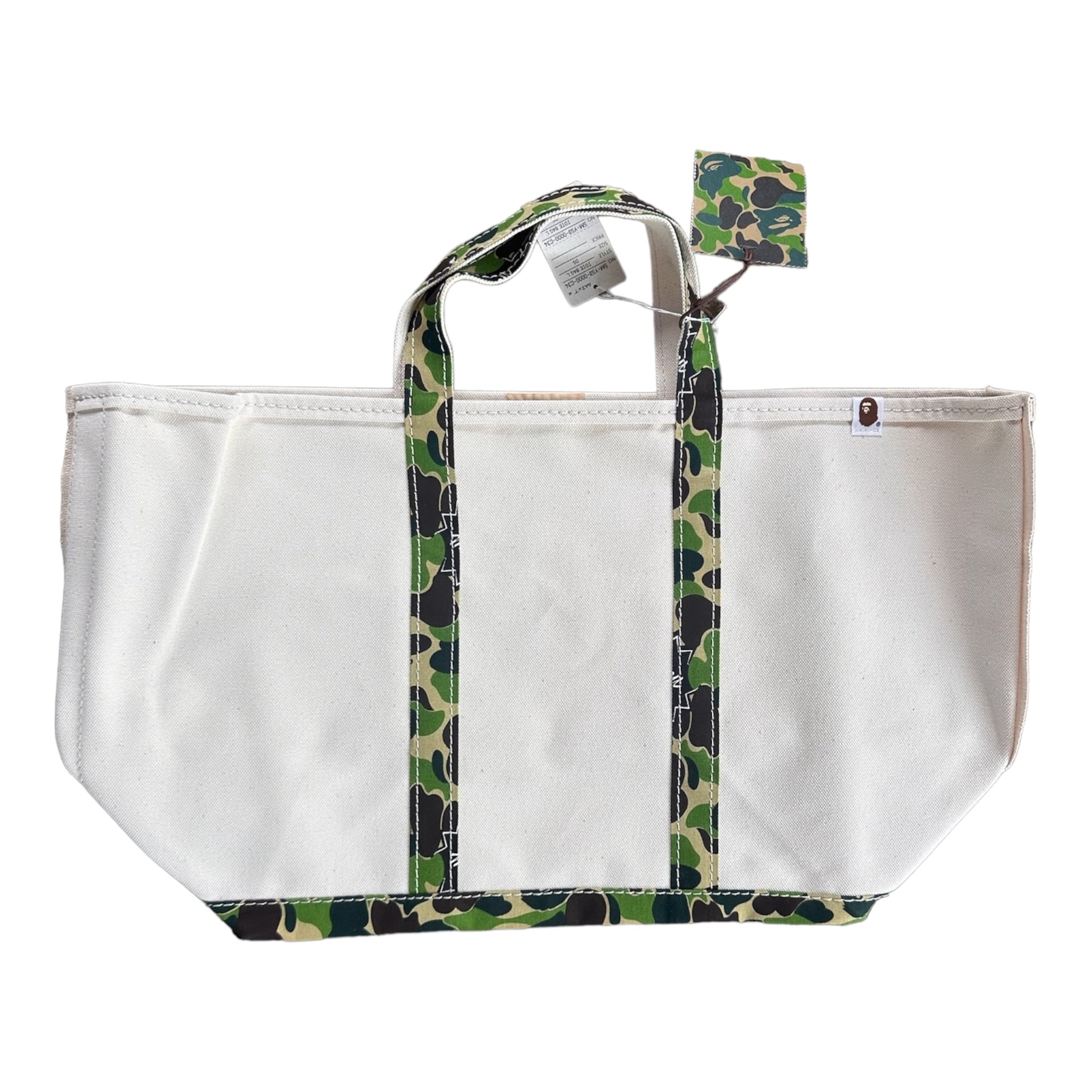 Saint Mxxxxxx x Bape White/ Camo Tote XL