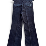 Midnight Rodeo Western Trouser - Black Corduroy