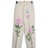 Kidsuper Flower Applique Suit Bottom-Cream