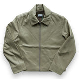 Flaneur Leather Blouson Worker Jacket - Beige