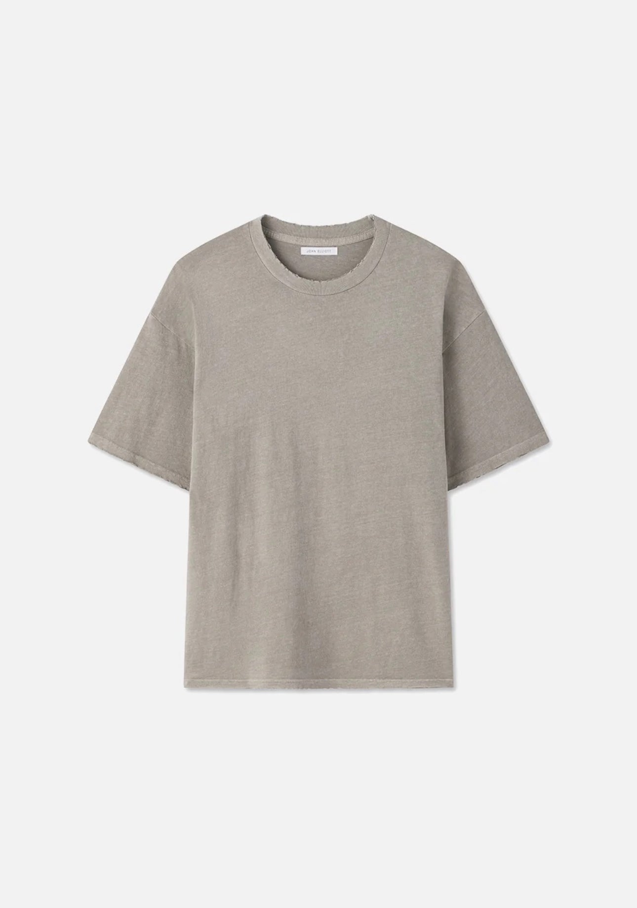 John Elliott Folsom Cropped Tee - Mist