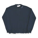Marni Dishevelled Cotton Sweater - Black