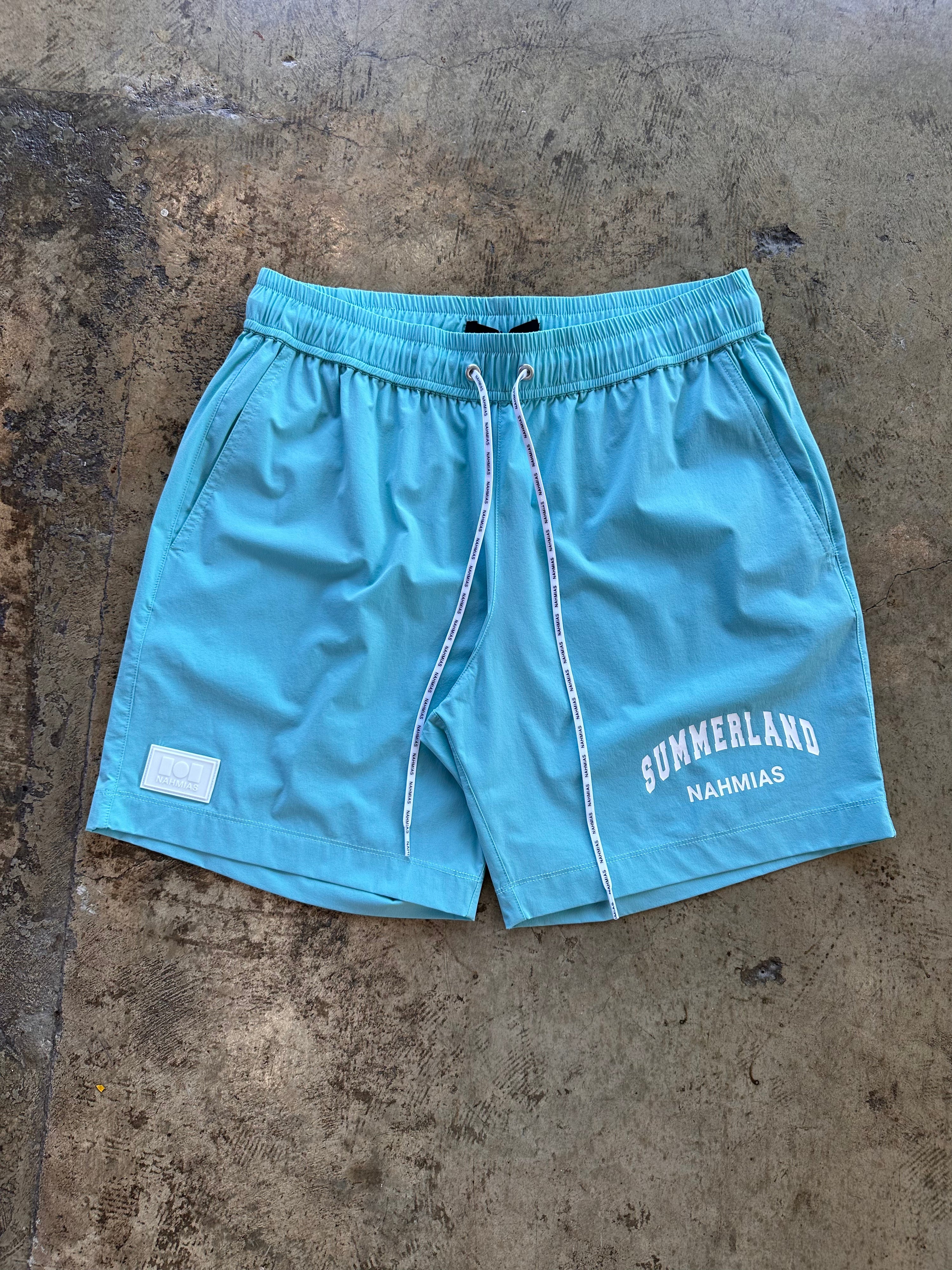 Nahmias Summerland Swim Trunks Marine Blue