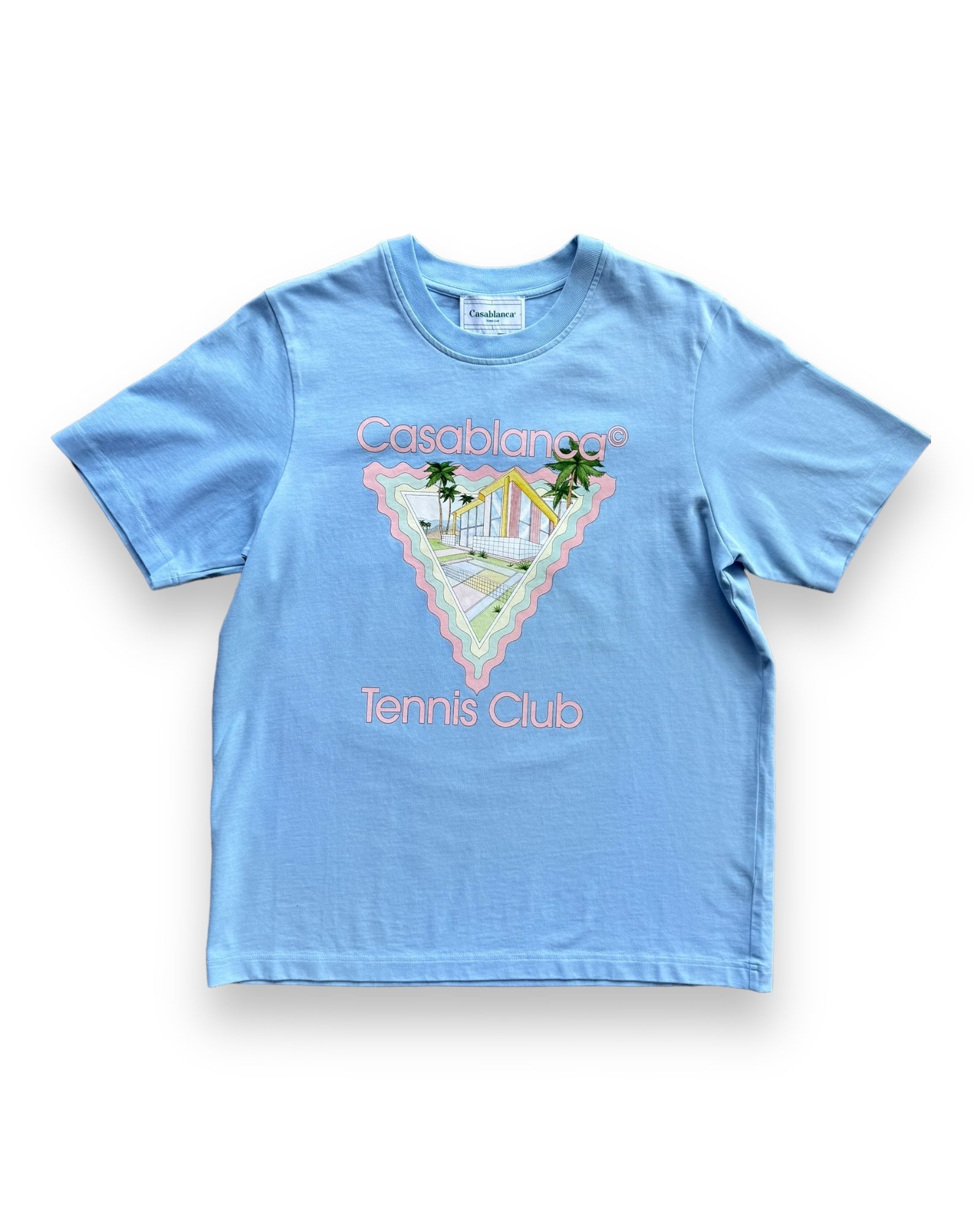 Casablanca Maison De Reve Printed T-Shirt - Blue