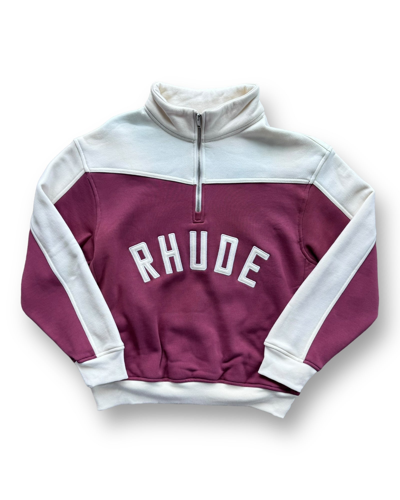 Rhude Chamonix Quarter Zip - Maroon