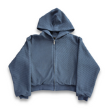 Earthling VIP Waffle Zip Hoodie - Navy