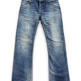 Mastercraft Union Jin Flare Dirty Mid Vintage Denim