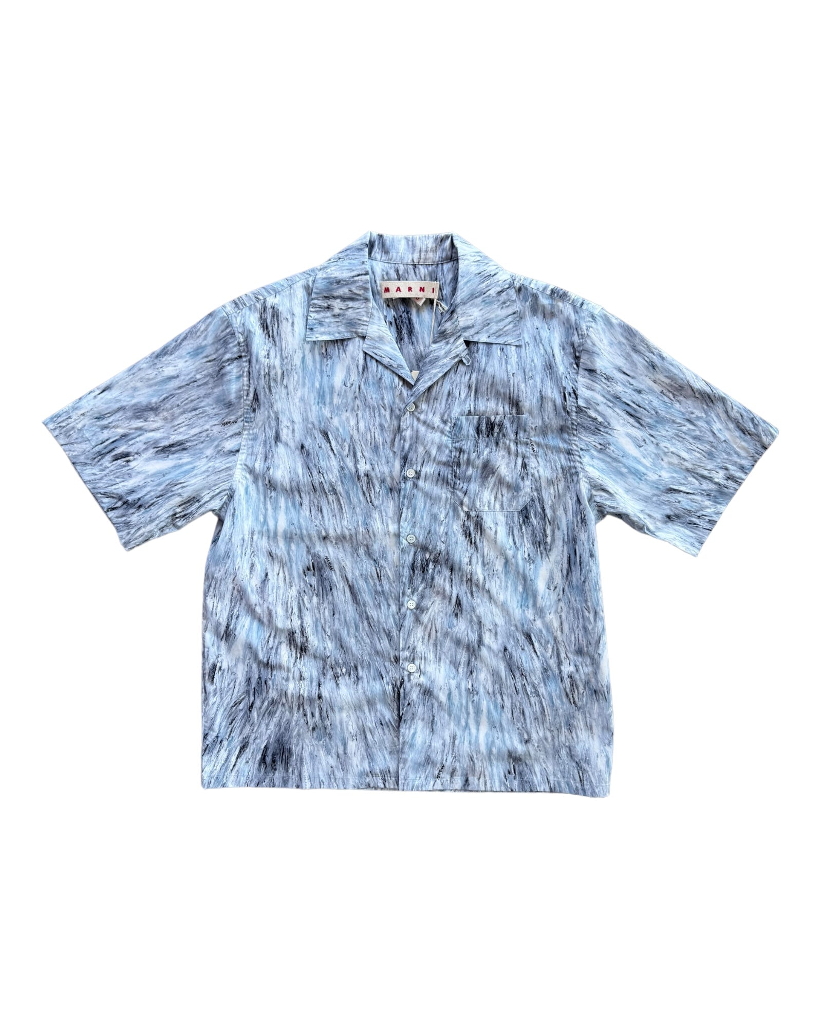 Marni Crayon Poplin Shirt - Frost