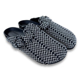 The Surgeon Woven Mule - White/Black