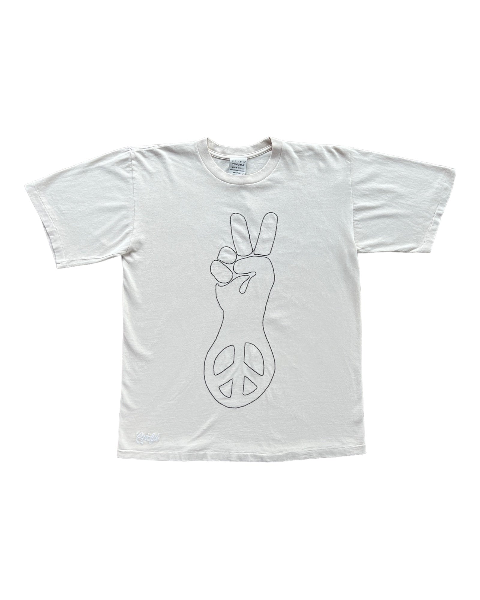 CRTFD Armed With Peace T-Shirt - Natural