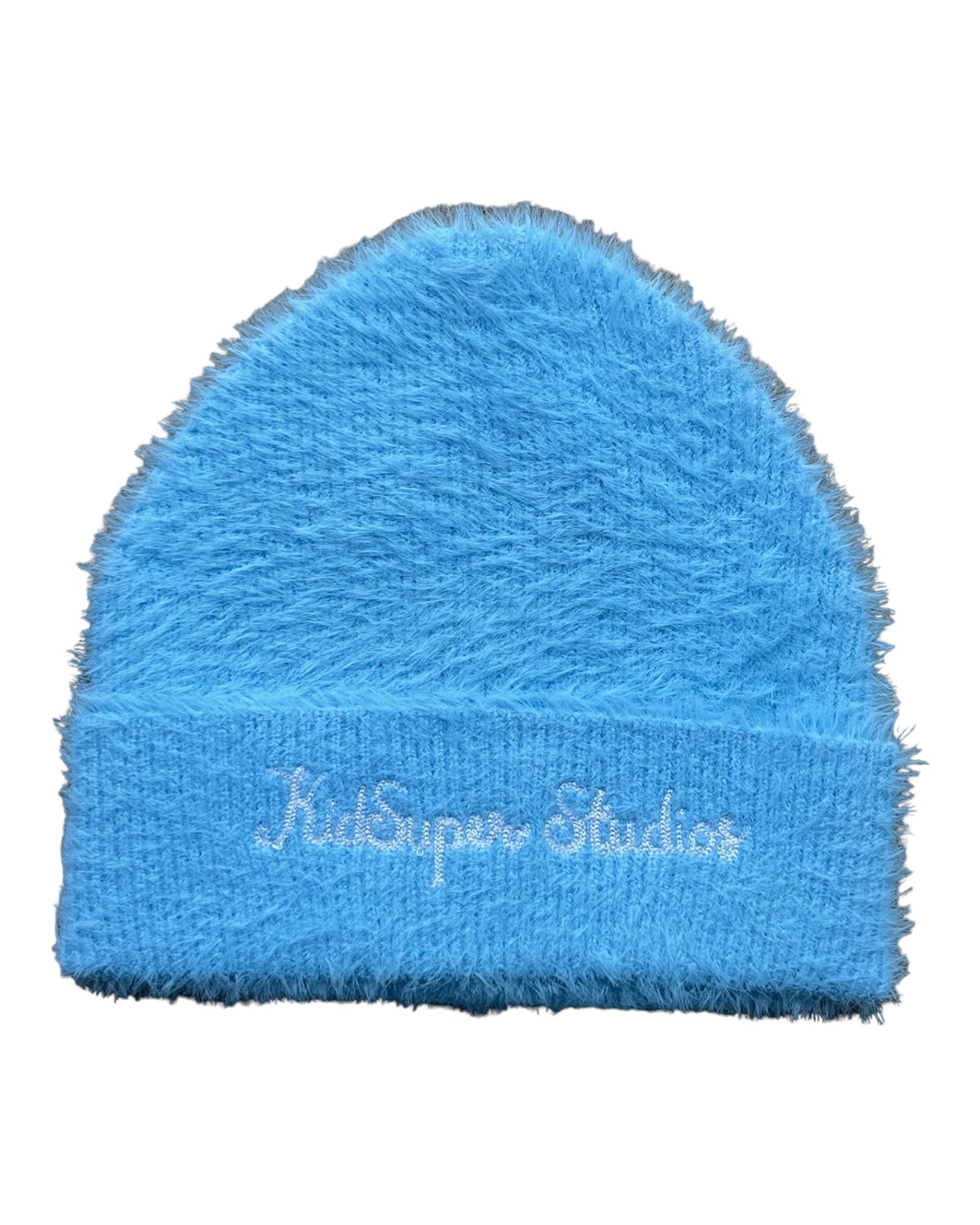 Kidsuper Fuzzy Knit Beanie - Baby Blue