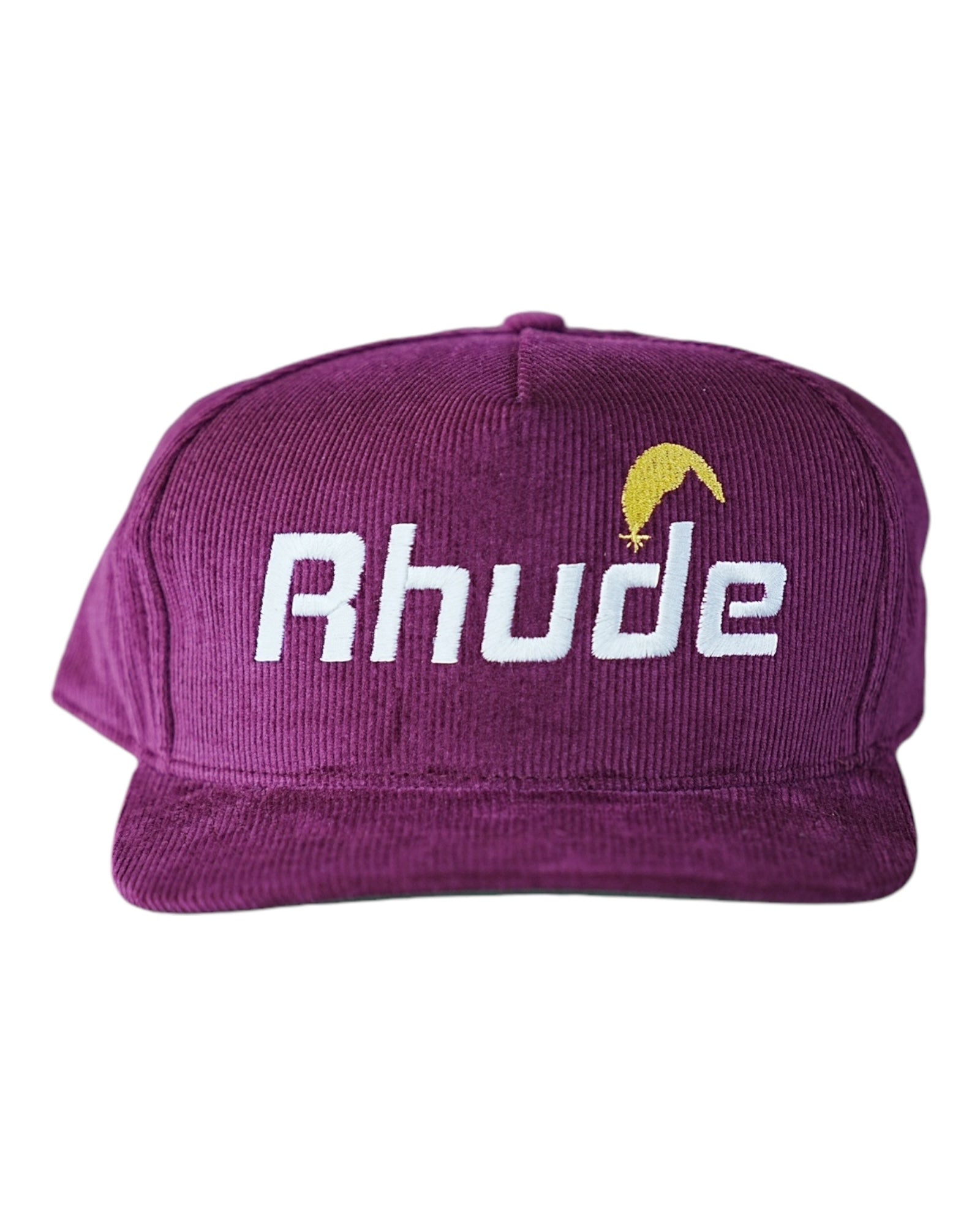 Rhude Cheval Corduroy Structure Hat - Maroon