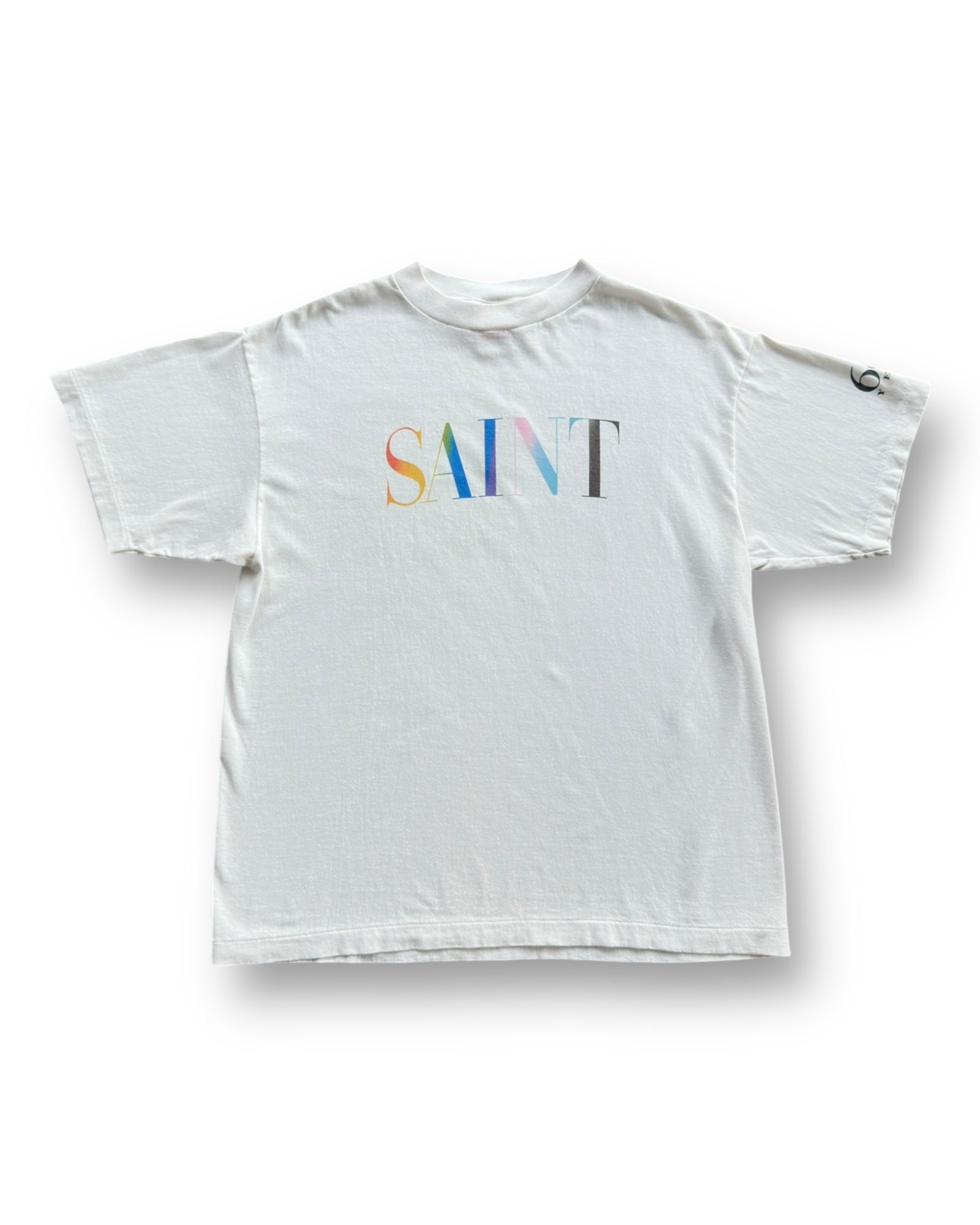 Saint Mxxxxxx Rainbow Shirt - White