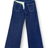 Marni Wool Patched Denim Jeans - Blublack