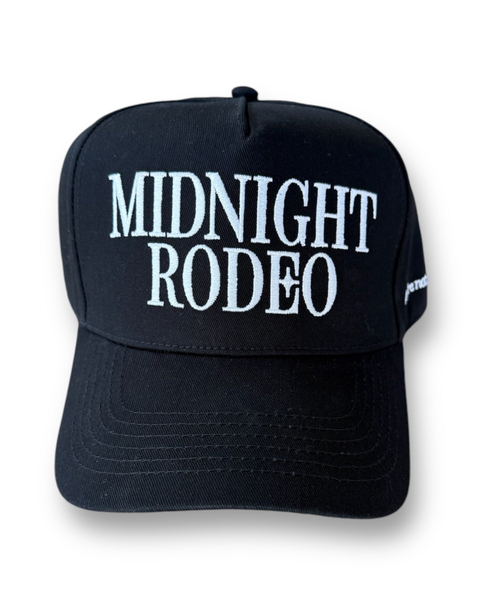 Midnight Rodeo Alt Classic Logo Trucker- Jet Black