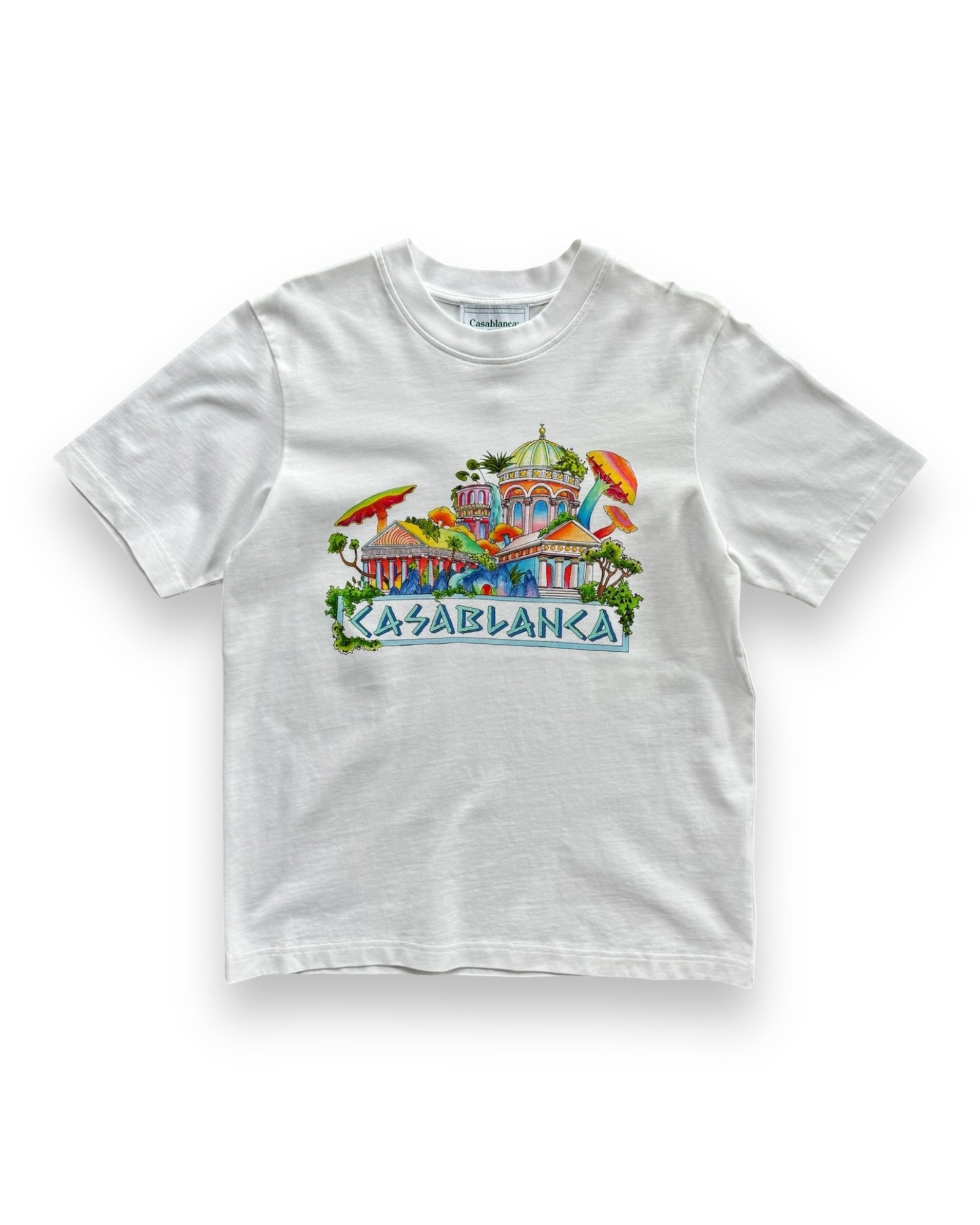 Casablanca The Road To Knowledge Printed T-Shirt - White