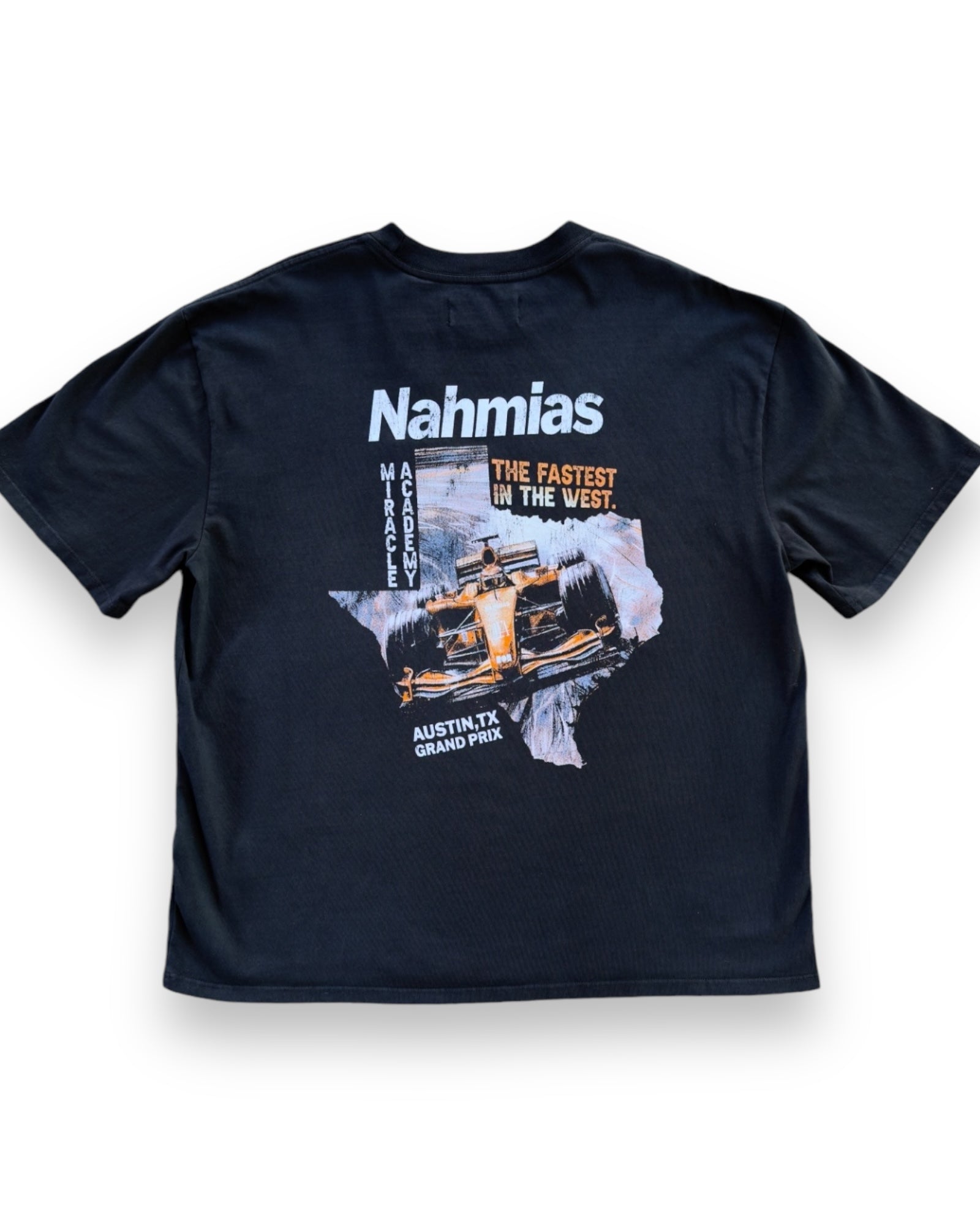 Nahmias Fastest in the West Texas F1 T-Shirt - Black