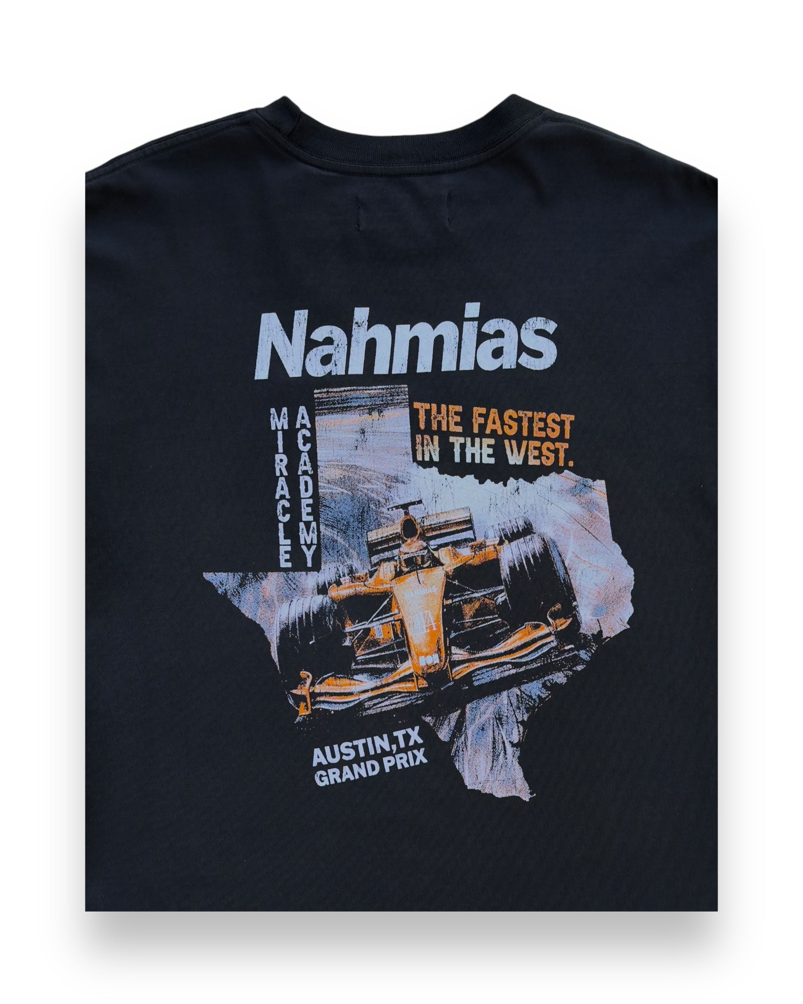 Nahmias Fastest in the West Texas F1 T-Shirt - Black