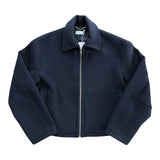 John Elliott Brushed Wool Lexington Full Zip - Navy